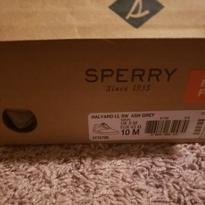 sperry halyard ll sw ash grey